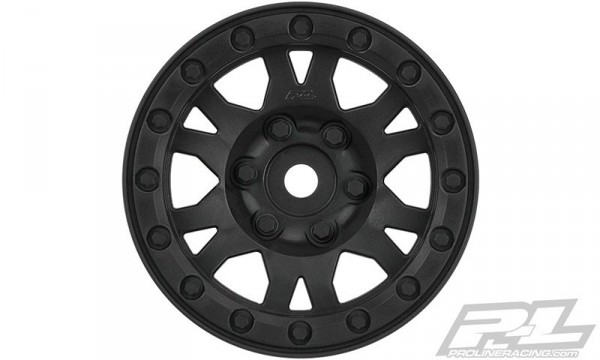 (PRO276903) Disky Impulse 1.9 Black Plastic Internal Bead-Lock (2ks)