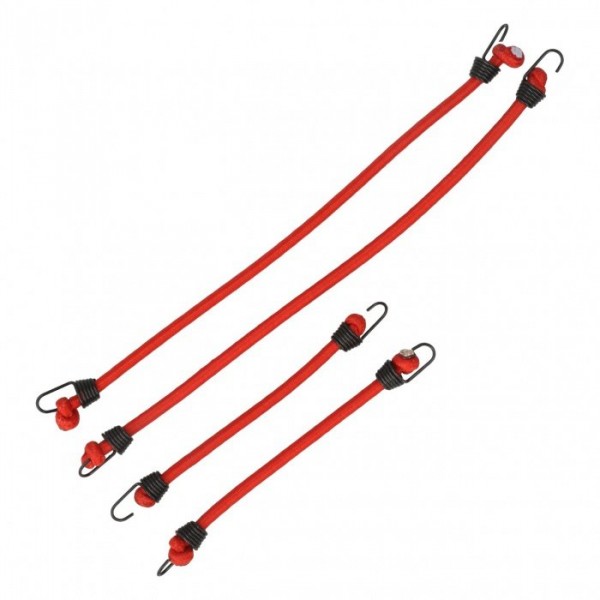 (R21003R) Gumicuky elastické 150+70mm (červené) (2+2ks)