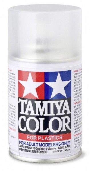 (TS79) Tamiya barva ve spreji Semi Gloss Clear (polomatný lak) (100ml)