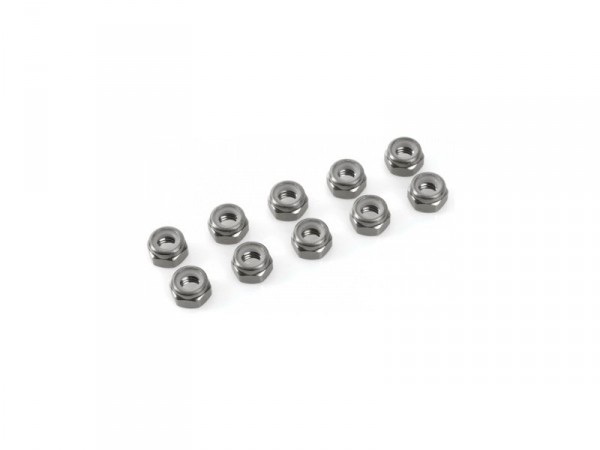 (GF-0400-023) Matice samojistná M2 hliník černá (10ks)