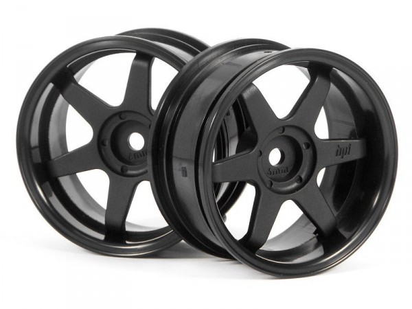 (3846) Disky TE37 Black (+6mm offset) (2ks)