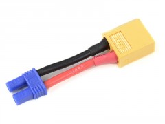 (GF-1301-099) Konverzní kabel EC2 samice - XT60 samec 14AWG