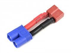 (GF-1301-100) Konverzní kabel Deans samice - EC3 samec 12AWG