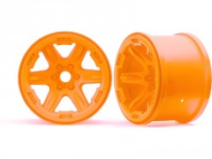(TRA8671A) Traxxas disk 3.8 oranžový, 17mm drážkovaný (2ks)