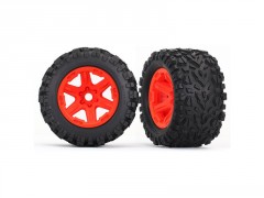 (TRA8672A) Traxxas kolo 3.8, disk oranžový, pneu Talon EXT (pár)