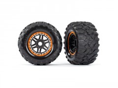 (TRA8972T) Traxxas kolo 2.8, pneu Maxx All-Terrain, disk černo-oranžový (2ks)