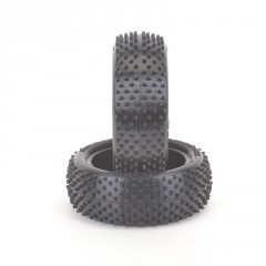 (U6889) Pneu Buggy Schumacher 1:10 Mezzo přední 4WD (směs stříbrná/silver) (2ks)