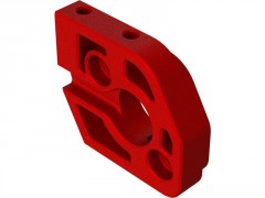 (ARA320483) Arrma deska motoru hlilník, červená