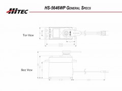 (1HI3212) Servo Hitec HS-5646WP Digital (vodotěsné) (2)