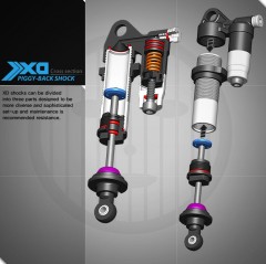 (GM21307) Gmade XD Piggyback Shock 75mm (2ks) (7)