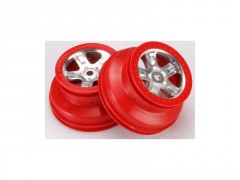 (TRA5972A) Traxxas disk 2.2/3.0" SCT saténový-červený (2ks)
