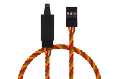 (KAV36.2003) Prodlužovací kabel kroucený 30cm JR s pojistkou (PVC)