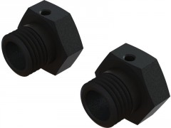 (ARA311117) Arrma šestihranný unašeč 17mm, 16.5mm, hliník černý (2ks)