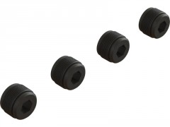 (ARA330582) Arrma matice náboje černá (4ks)