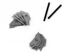 (SH-PKN4101/B) Modelcraft náhradní čepele do řezacího kružítka (10ks)