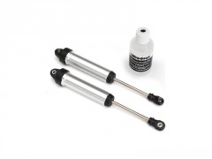 (TRA8451) Traxxas tlumič GTR 134mm stříbrný bez závitu (2ks)