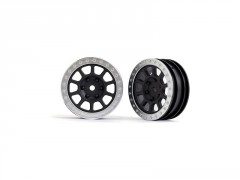 (TRA2481) Traxxas disk 2.2" šedý/chromovaný (přední) (2ks)