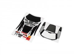 (TRA8387) Traxxas samolepky: Chevrolet Corvette Z06