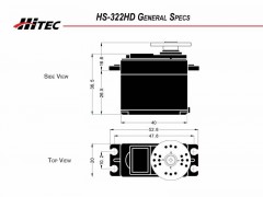 (1HI3070) Servo Hitec HS-322HD (2)