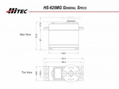 (1HI3110) Servo Hitec HS-625MG (2)