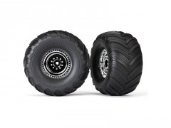 (TRA3665X) Traxxas kolo 3.0/2.0", disk chrom, pneu Terra Groove (2ks)