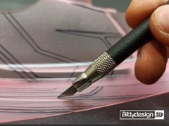 (BDKB-12092) Náhradní čepele pro nůž pro Airbrush (3x10ks)