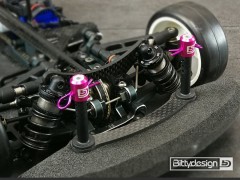 (BDPMK10-P) Označovací sada pro 1:10 karoserie (fialová)