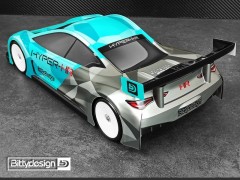 (BDTC-190HRHYP) Karoserie čirá Bittydesign HYPER-HR (190mm)