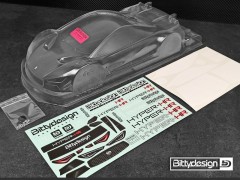 (BDTC-190HRHYP) Karoserie čirá Bittydesign HYPER-HR (190mm)