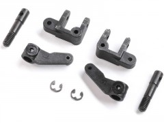 (LOS214021) Losi těhlice, náboj, hřídel přední: Mini JRX2 (2ks)