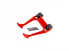 (TRA9576R) Traxxas opěrná kolečka červená