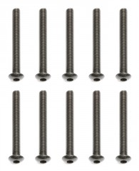 (AE89205) M3x26mm šroub s imbusouvou půlkulatou hlavou (10ks)