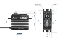 (MB-2323) Servo MIBO Waterproof Brushless (0.085s, 45kg/cm)
