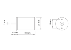 Spektrum motor stejnosměrný Firma 280 42T JR (3)