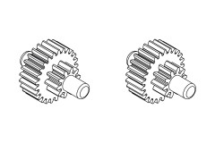 (TB-760046) Turbo Racing ozubené kolo C61/C62/C63/C64/C71/C72/C73/C74/C76/C81/C82 (2ks)