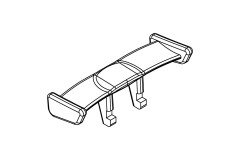 (TB-760028) Turbo Racing zadní spoiler C61/C71 (2ks)