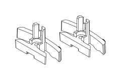(TB-760060) Turbo Racing výfuk C62 (2ks)