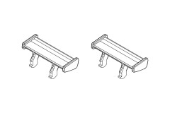 (TB-760067) Turbo Racing zadní spoiler C63/C73 (2ks)