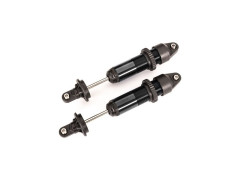 (TRA7861A) Traxxas tlumič GTX hliníkový černě eloxovaný (2ks)