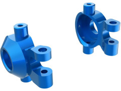 (TRA9737-BLUE) Traxxas těhlice hliníková modře eloxovaná (L+P)