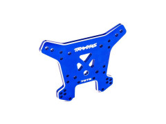 (TRA9639) Traxxas vež tlumičů přední hliníková modře eloxovaná (pro Sledge)