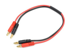 (GF-1201-125) Nabíjecí kabel - banánky 14AWG 30cm