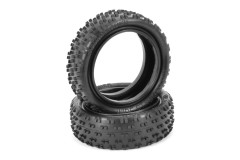 (U6811) Pneu Buggy Wide Stagger Rib 2.2" 1:10 4WD (směs stříbrná/silver) (2ks)