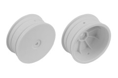(AE92362) Disky přední 2.2 bílé pro 4WD, +1.5mm (Hex 12mm) (2ks)