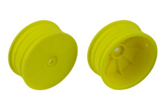 (AE92363) Disky přední 2.2 žluté pro 4WD, +1.5mm (Hex 12mm) (2ks)