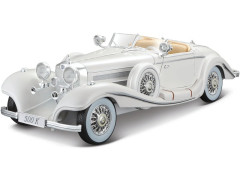 Maisto Mercedes-Benz 500 K Typ Specialroadster 1936 1:18 bílá