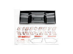 (TRA5446G) Traxxas křídlo uhlíkové, samolepky: Revo