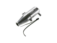 (TRA5490) Traxxas laděný tlumič výfuku jednokomorový: Revo, Slayer