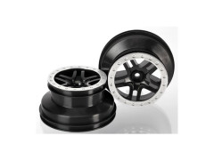 (TRA5886) Traxxas disk 2.2/3.0" SCT Split-Spoke černý-saténový (2WD přední) (2ks)