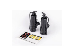 (TRA8422-BLK) Traxxas hasicí přístroj černý (2ks)